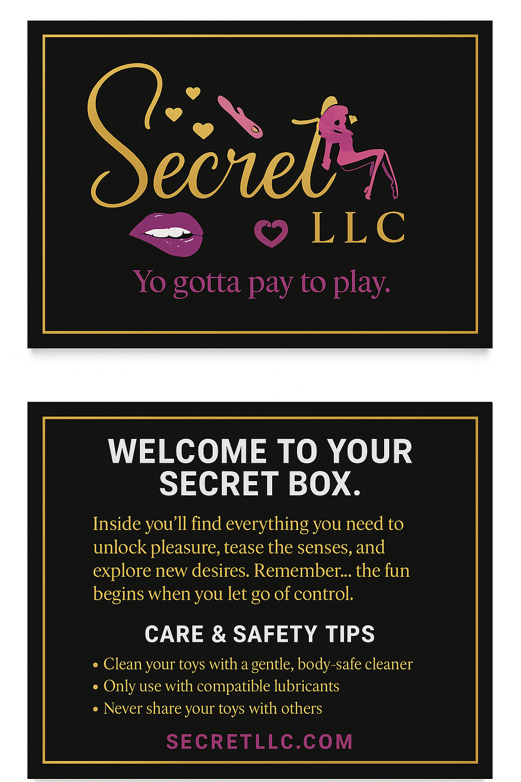 Secret started kit box