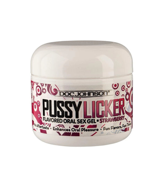 Pussy Licker Strawberry Oral Sex Gel in 2oz/56.6g