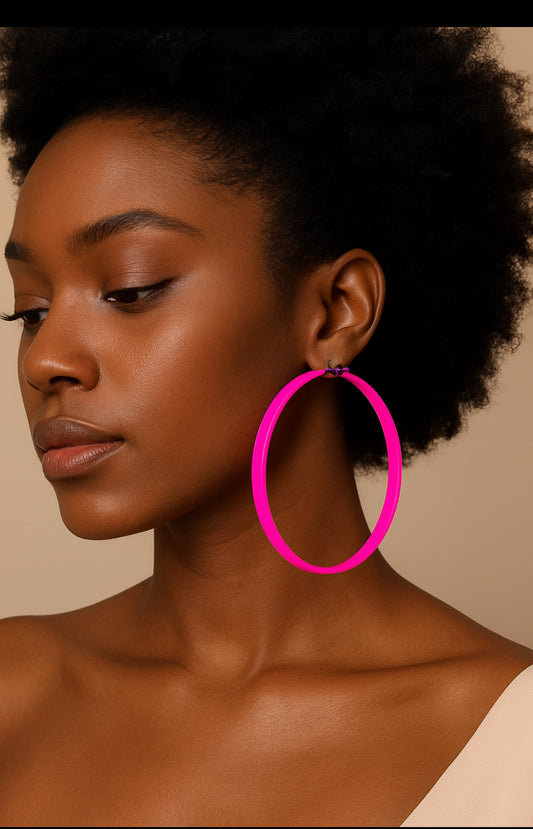 Bold Barbie Hoops