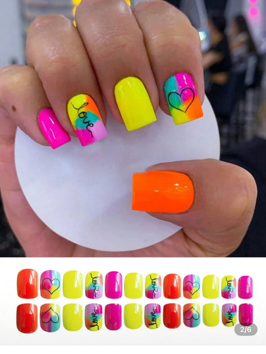 Short Square Nails,