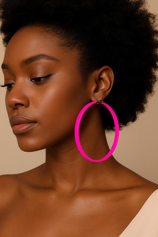 Bold Barbie Hoops